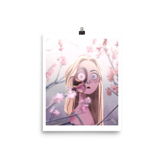 Butterfly Eyes - Art Print, Paula Hsu