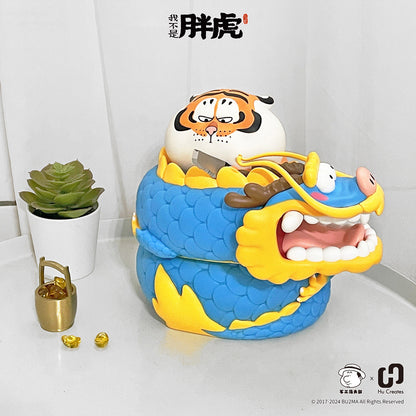 [NEW] Bu2ma - Fat Tiger Holding a saw and the Curled Dragon Piggy Bank