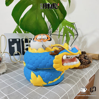 [NEW] Bu2ma - Fat Tiger Holding a saw and the Curled Dragon Piggy Bank