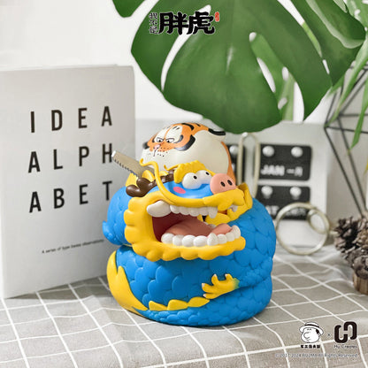 [NEW] Bu2ma - Fat Tiger Holding a saw and the Curled Dragon Piggy Bank