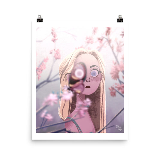 Butterfly Eyes - Art Print, Paula Hsu